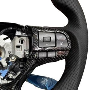 Volante de Fibra de Carbono para Toyota Hilux, Fortuner, Land Cruiser GR, Previa, Prado, LC79, LC70, LC76, Camry, Passo, <span class=keywords><strong>Corolla</strong></span> - Product Image 5