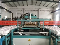 High Speed Automatic Pizza Box Making Machine/disposable Foam Food Containers/ps Foam Lunch Box Making Line