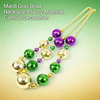 Colliers de perles en plastique pour le Mardi Gras en gros – Colliers perlés pour fêtes et déguisements de carnaval pour les fournisseurs d'événements