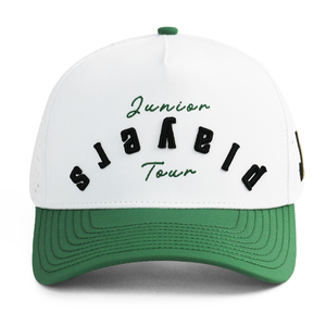 HS41 Cappellino da Baseball di Alta Gamma a 5 Pannelli Bicolore Impermeabile OEM Personalizzato con Ricamo 3D Perforazione Laser Unisex per Tutte le Stagioni - Product Image 3