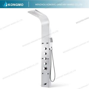 <span class=keywords><strong>Tour</strong></span> de panneau de douche à cascade thermostatique en acier inoxydable 6016 robinets sur pied avec motif de pulvérisation de pluie - Product Image 2