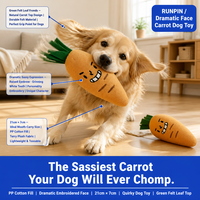 Jouet pour chien en peluche interactif en forme d'oignon vert, couineur, pour dissimuler des friandises, pour petits chiens