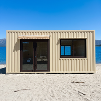 Casa Contenedor Moderna, Dormitorio Móvil Prefabricado, Mini Casa para Espacio de Vivienda Familiar Adicional