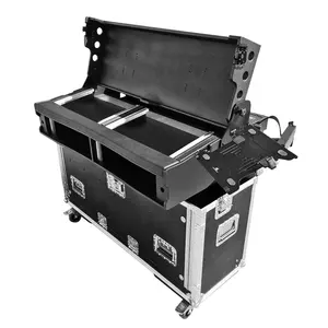 Flip-Ready Hydraulic Console Easy Retracting Lifting Case waves lv1 mixer flyght fly case