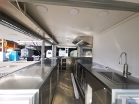 Remorque de restauration rapide multi-services SL-6Z en acier inoxydable et aluminium pour glaces, hot-dogs et snacks