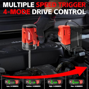 18V Fırçasız Darbeli Anahtar 300Nm Endüstriyel Sınıf 1/2 inç Sürücü Kablosuz Darbeli Anahtar 600W Güç ile - Product Image 3