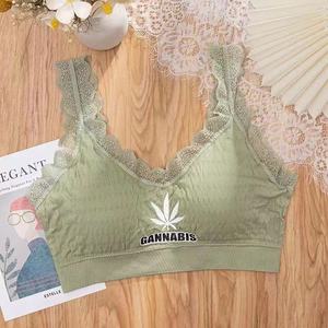 สปอร์ตบราลูกไม้ด้านหลังสวยสำหรับผู้หญิงบราแต่งลูกไม้สไตล์ใหม่ชุดชั้นในกีฬาสำหรับเด็กผู้หญิงบราเล่นโยคะ - Product Image 5