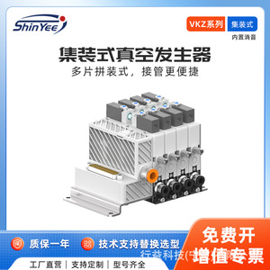 Generador de Vacío ShinYee Yukimasu 10-66G-C-SP-B-F1-02 de Alto Flujo Integrado con Silenciador para Suministro Centralizado de Gas - Product Image 4
