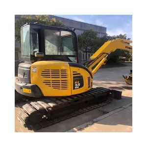 Thứ hai tay KOMATSU pc55mr trong tình trạng tốt Zihui Nhật Bản thương hiệu sử dụng thủy lực bánh xích máy xúc KOMATSU 55mr