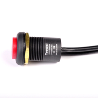 Interrupteurs à bouton-poussoir micro pour automobile de 16 mm, homologués CE RoHS IP67, fournis par l'usine TOOWEI