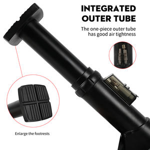 BAIMEI portátil de alta pressão pé bomba com calibre para motocicleta & bicicleta inflação mão bomba tipo - Product Image 4