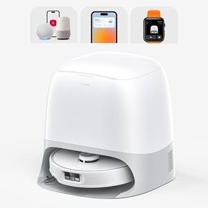Robot aspirateur <span class=keywords><strong>Roborock</strong></span> P20 Max ultra-fin 79,8 mm avec navigation laser LDS rétractable, évitement d'obstacles par IA, nettoyage humide et sec pour la maison - Product Image 2