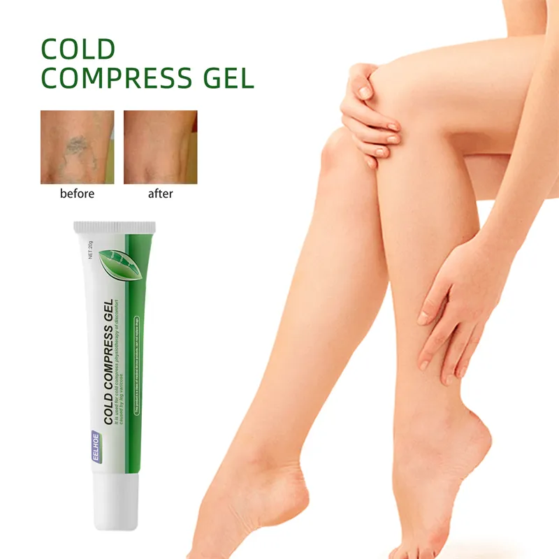 Eelhoe 20g lạnh nén Gel tĩnh mạch NẠO VÉT giãn tĩnh mạch làm mịn sưng đau nhẹ nhàng thảo dược chất gel cho tĩnh mạch