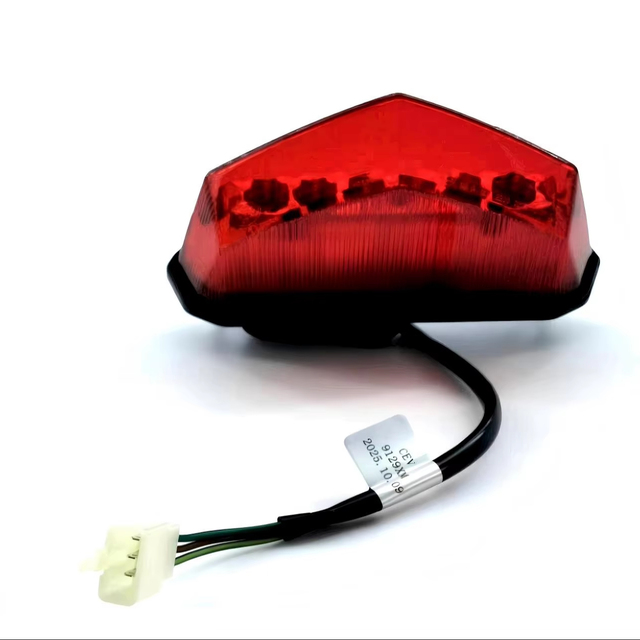 Motorcycle Tail Lamp with 8 LEDS   Rear  Position Light Stop Lights Emark Approved