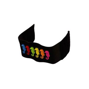 Bracelets en tissu tricoté brodés avec velcro, taille personnalisée, pour campagnes promotionnelles, sangles de bras et de poignet avec velcro - Product Image 4