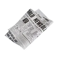 पर्यावरण के अनुकूल बर्गर रैपिंग पेपर डेली पैक्स कागज मुद्रित खाद्य Greaseproof कागज बैग