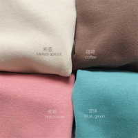 Estilo coreano Unisex niños Casual ropa básica sudaderas Color sólido francés Terry niños pequeños niños niñas pulóver Top