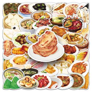 Hợp Thời Trang Vẽ Tay Trung Quốc Thực Phẩm Chết Cắt Dán Dễ Thương Phim Hoạt Hình Dim Sum Dính Decals Cho Máy Tính Xách Tay Điện Thoại Chai Nước Trang Trí - Product Image 6