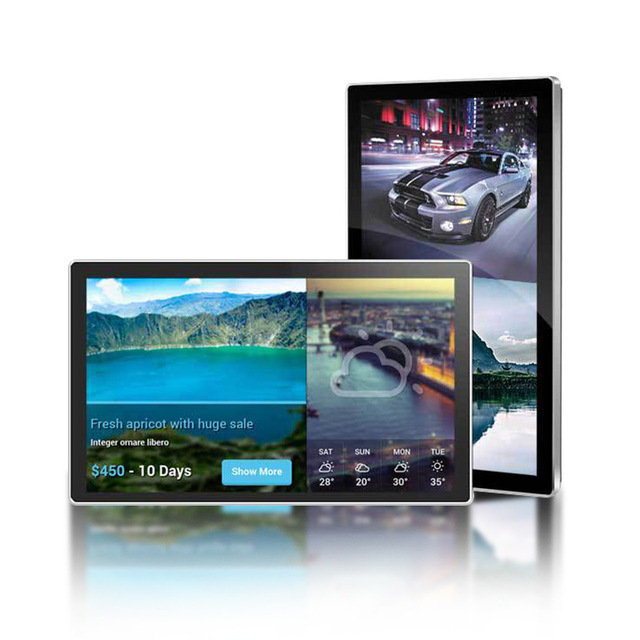 Multiple Sizes Hanging Wall-Mounted Advertising Machine Display LCD Smart TV HD Screen Network Android Digital Signage