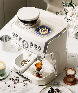 เครื่องชงกาแฟเอสเพรสโซกึ่งอัตโนมัติจากโรงงานโดยตรง พร้อมหัวพ่นไอน้ำ สำหรับใช้ในบ้านและเชิงพาณิชย์ขนาดเล็ก - Product Image 2