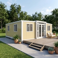 Vente directe d'usine Conteneur en acier extensible de 20 pieds et 40 pieds Maison préfabriquée Pod de couchage Hôtel Appartement Mini-maison convertie