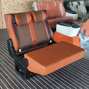 Asiento Doble Reversible Chengbo Van <span class=keywords><strong>Camper</strong></span> Life para Autocaravanas Pequeñas, Asiento para RV con Cuero de Microfibra de Lujo Impermeable FBN-100 - Product Image 4