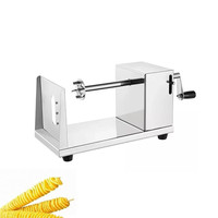 Machine à découper les pommes de terre manuelle, coupe-frites, coupe-fruits et légumes, coupe-spirale
