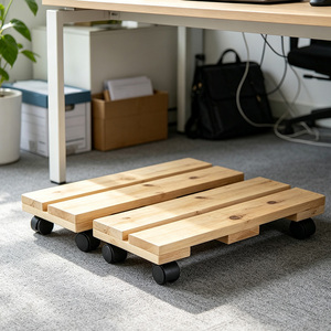 Plateau à fleurs mobile en bois personnalisé pour une présentation pratique des fleurs, balcon avec support à fleurs mobile <span class=keywords><strong>sur</strong></span> <span class=keywords><strong>roulettes</strong></span> - Product Image 5