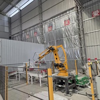 Solution complète de palettisation robotisée intelligente pour aliments, engrais, produits agricoles, mortier et marchandises multi-emballées