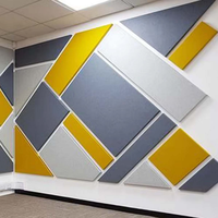 Panneau acoustique en feutre PET auto-adhésif, polyester, insonorisant, pour studio d'enregistrement