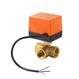 Wholesale Electric Ball Valves Three-Way Valves for Central Air-Conditioning Fan Coil Units AC/<strong>DC</strong> Powered Cold/Hot Water - Product Image 1
