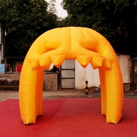 Lanterne géante gonflable de citrouille d'Halloween, grande décoration de citrouille gonflable pour centre commercial, place publique, fête à thème