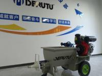 La machine de pulvérisation de mastic de gypse de ciment de Derutu PC 18 pour le chantier réduit le coût et augmente l'efficacité