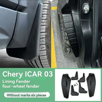 Garde-boue avant et arrière en plastique ABS de haute qualité pour Chery ICar 03, pièces automobiles, pare-boue