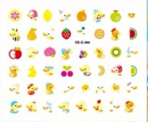 สติกเกอร์ติดเล็บสำหรับเด็กลายการ์ตูนเจ้าหญิงมินนี่เมอร์เมดเกล็ดเล็บเด็กผู้หญิงแช่แข็ง - Product Image 4