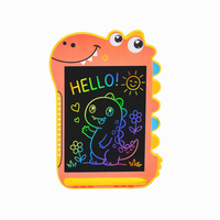 Tablette d'écriture LCD Dinosaure en promotion avec faceplate personnalisable et accessoires pour enfants d'âge préscolaire