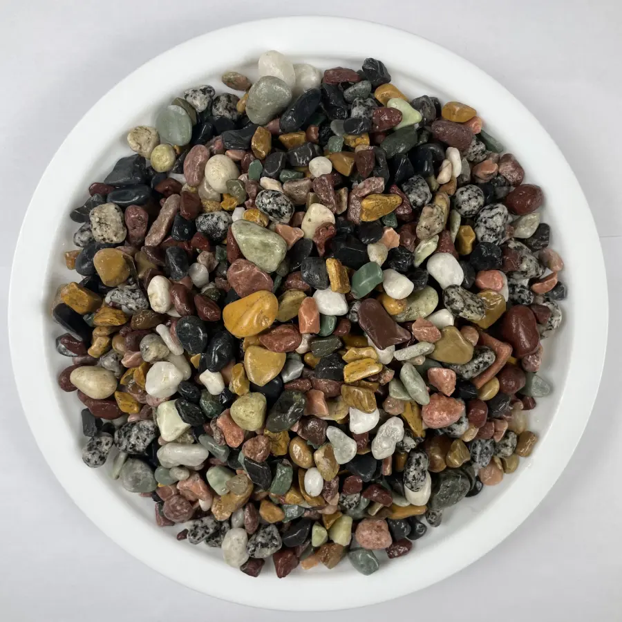 cheap pea garden mix colour pebbles stones river sand stone walkway floor pebbles gravel washed Pebble with good prices