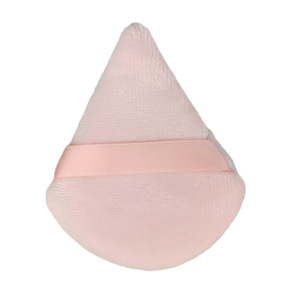 Éponge de maquillage triangulaire en coton, éponge en velours multicolore, éponge de maquillage pour application humide et sèche - Product Image 4