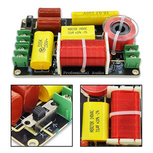 250W High Low Audio 2 voies Crossover réseau Hifi diviseur de fréquence aigus graves haut-parleur filtre carte passive WEAH 250 - Product Image 3