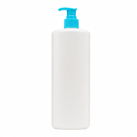 Bouteille de shampoing en PE blanc de 750 ml, grande capacité, flacon pompe pour gel douche et lotion, emballage pour salle de bain d'hôtel, vente en gros OEM