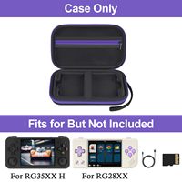 Étui pour console de jeu portable pour RG35XX H/ HRG28XX / RG353V/ RG353VS/ R36S / R36MAX Émulateur portable de jeu Étui de voyage