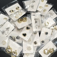 1000 Estilos Diferentes de Aretes de Moda Chapados en Oro de 18K, Pendientes de Acero Inoxidable para Mujer, Arracadas