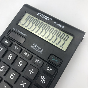 Kadio KD-3850B Calculator 12-digit Multi-functional Office Financial Computer Silver Black White Gold - Product Image 3