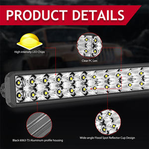 30 pouces Spot Flood Combo Beam 300W IP67 Droite Double Rangée Utv <span class=keywords><strong>4X4</strong></span> <span class=keywords><strong>Quad</strong></span> Wheel Car Top Roof Led Bar - Product Image 4