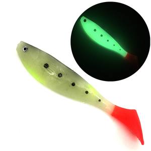 Señuelo caníbal de Pesca de Mar suave, cebo grande T Shad Pro de 27g /16cm, cola en T, pesca de lubina, anzuelo de gusano - Product Image 2