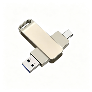 New 2-in-1 Metal Phone USB Flash Drive Type-C + USB-A High Speed Large Capacity Dual <strong>Interface</strong> 5-Year Warranty for Phones - Product Image 1