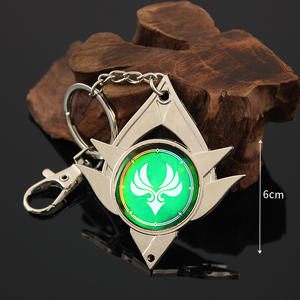 LLavero de Anime Genshin Impact, accesorios de ojo de Dios, bolso colgante de metal, novedad de <span class=keywords><strong>2022</strong></span> - Product Image 6