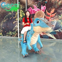 Dinosaure animatronique marchant, résistant à l'eau et au soleil, sur mesure, réaliste, adapté aux centres commerciaux