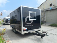 Remorque de vente ambulante Etodevice 13 pieds pour boulangerie, restauration rapide, boissons et crèmes glacées