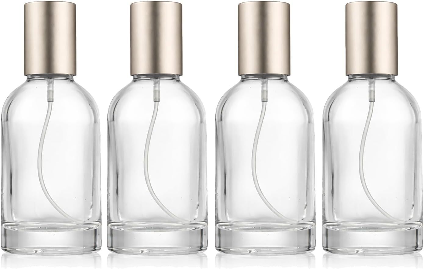 Bouteille transparente + bouchon gris